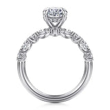 Juliet Oval Diamond Engagement Ring