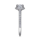 Kyra Oval Halo Diamond Engagement Ring