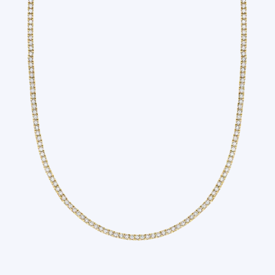 5.58 Carat Diamond Tennis Necklace