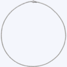 Load image into Gallery viewer, Petite Diamond Tennis Necklace
