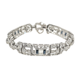 Vintage Sapphire & Diamond Bracelet