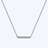 Gaby Petite Diamond Bar Necklace