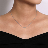 Gaby Petite Diamond Bar Necklace