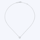 Diamond Accented Quatrefoil Necklace