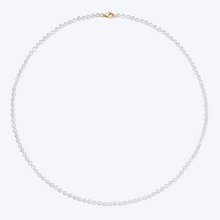 Load image into Gallery viewer, Petite Pearl Necklace
