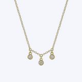 Diamond Drop Pendant Necklace