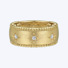 Load image into Gallery viewer, Diamond Wide Band Ladies Ring
