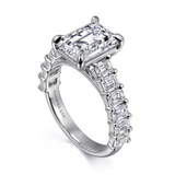 Brava Diamond Accented Engagement Ring