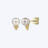 Pearl Bujukan Stud Earrings