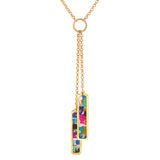 Pop Tart Double Column Necklace