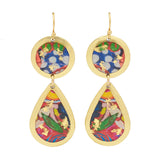 Bouquet Mini Teardrop Earrings