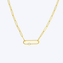 Load image into Gallery viewer, Fancy Paper Clip Necklace
