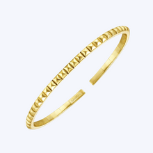 Load image into Gallery viewer, Gold Pyramid Cuff Bracelet
