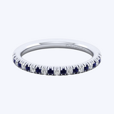 Sapphire and Diamond Anniversary Band