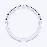 Sapphire and Diamond Anniversary Band