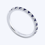 Sapphire and Diamond Anniversary Band