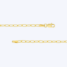 Load image into Gallery viewer, 2.45 MM Petite Paper Clip Chain
