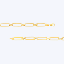 Load image into Gallery viewer, Diamond Accented Paper Clip Chain
