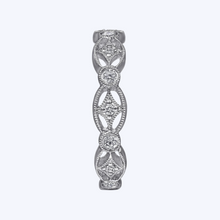 Load image into Gallery viewer, Vintage Intricate Cutout Diamond Ring
