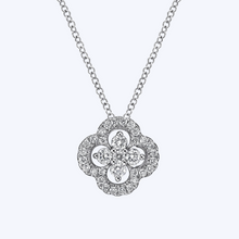 Load image into Gallery viewer, Clover Diamond Pendant Necklace
