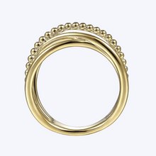 Load image into Gallery viewer, Bujukan Bead Criss-Cross Ring
